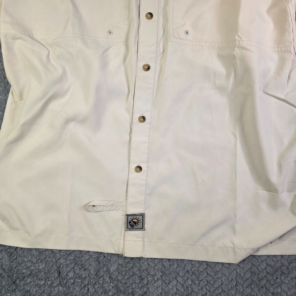 Hook & Tackle Fishing Shirt Lot Men's Medium 2pc Short Sleeve UPF Quick Dry - Picture 2 of 14